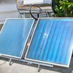 Thermal solar panels for domestic usage.